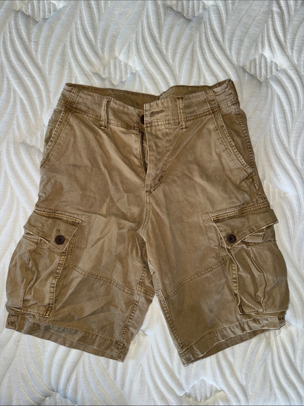 American Eagle Men's Cargo Shorts in Brown - Casual Utility Style